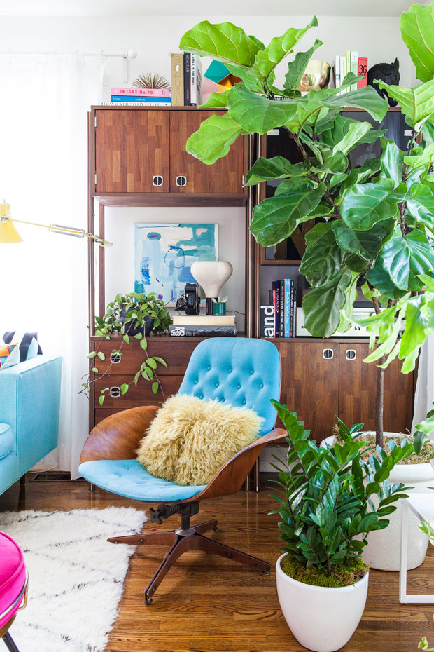 Фото из портфолио  Яркое пятно в интерьере - БИРЮЗОВЫЙ диван!!! – фотографии дизайна интерьеров на INMYROOM