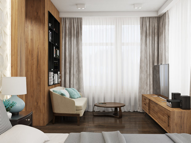 Фото из портфолио Дом из бруса 2-ой этаж – фотографии дизайна интерьеров на INMYROOM