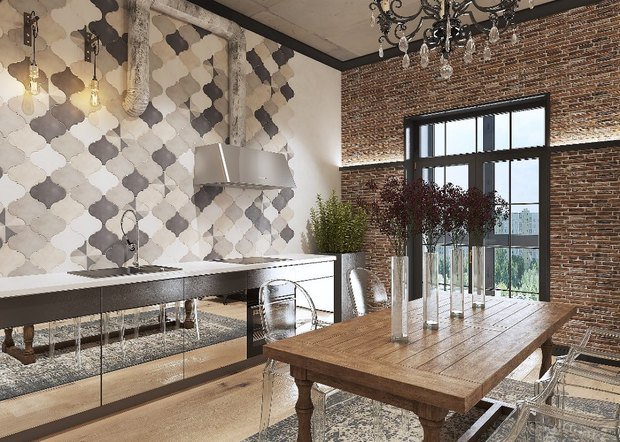 Фото из портфолио Роскошный лофт – фотографии дизайна интерьеров на INMYROOM