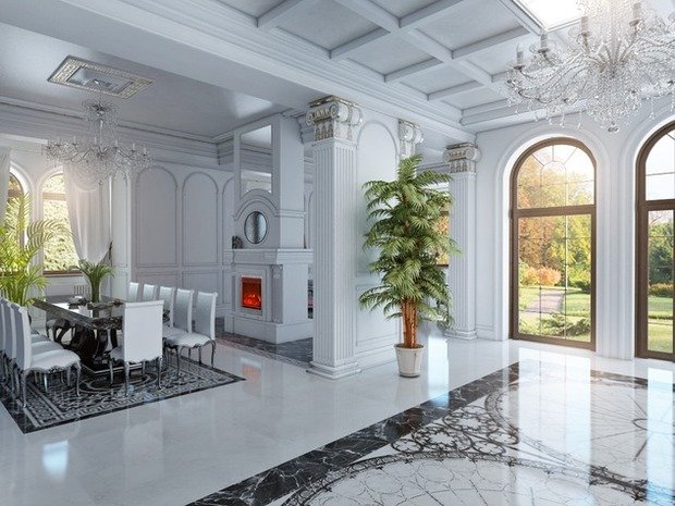 Фото из портфолио Дизайн гостиной классика  – фотографии дизайна интерьеров на INMYROOM