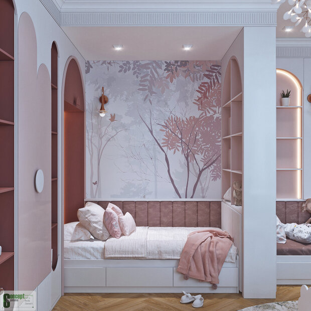 Фото из портфолио Проект дома  Урбан-вилла 2 этаж – фотографии дизайна интерьеров на INMYROOM