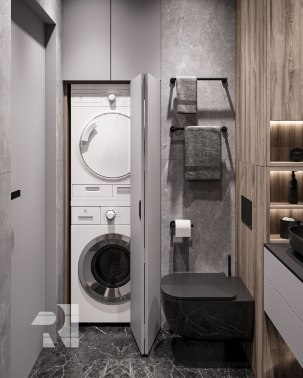 Фото из портфолио Евродвушка в современном стиле – фотографии дизайна интерьеров на INMYROOM