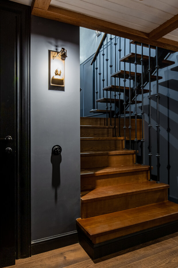 Фотография: Прихожая в стиле Лофт, Современный, Эклектика, Проект дня, Таунхаус, Кирпичный дом, 3 комнаты, Более 90 метров, современный с элементами лофта, Оренбург, Евгения Черепанова – фото на INMYROOM