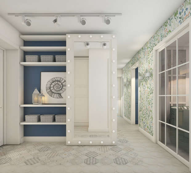 Фотография: Прихожая в стиле Скандинавский, Современный, Квартира, Проект недели, Смоленск, Кирпичный дом, 2 комнаты, 60-90 метров, Марина Козина – фото на INMYROOM