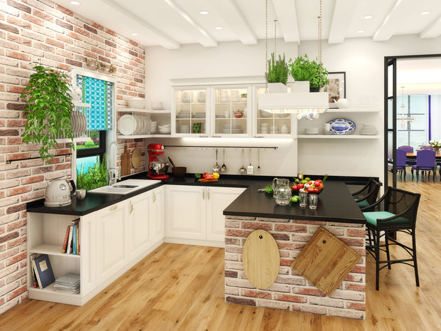 Фотография: Кухня и столовая в стиле Прованс и Кантри – фото на INMYROOM