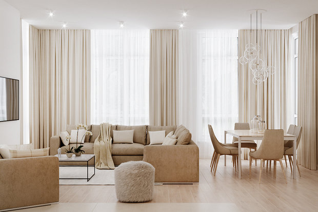 Фото из портфолио ИНТЕРЬЕР И ЭКСТЕРЬЕР ЧАСТНОГО ДОМА, 250 М² – фотографии дизайна интерьеров на INMYROOM