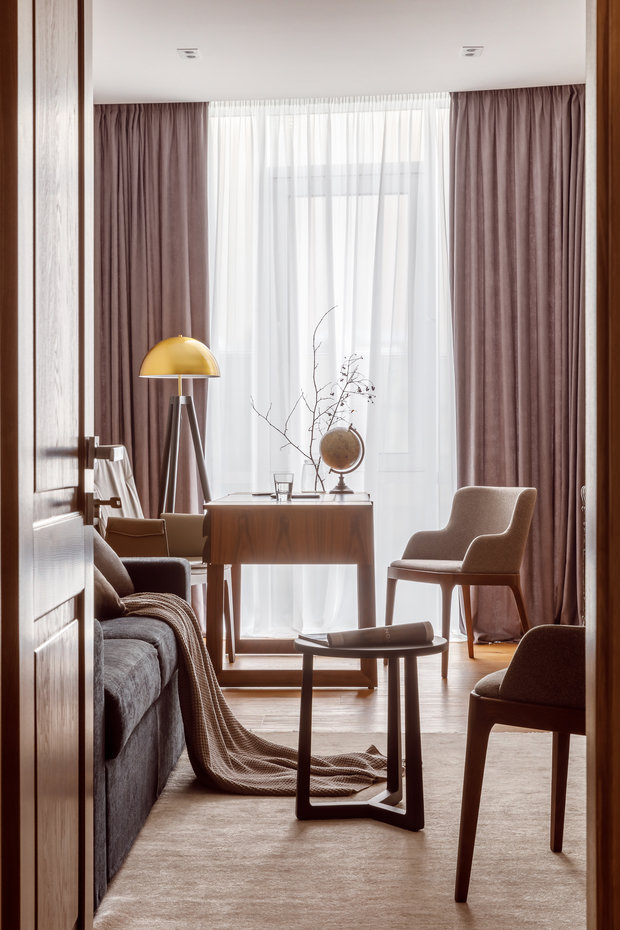 Фотография: Кабинет в стиле Современный, Квартира, Проект недели, Москва, Архитектурная студия «ЧАДО», 4 и больше, Более 90 метров, ПРЕМИЯ INMYROOM – фото на INMYROOM