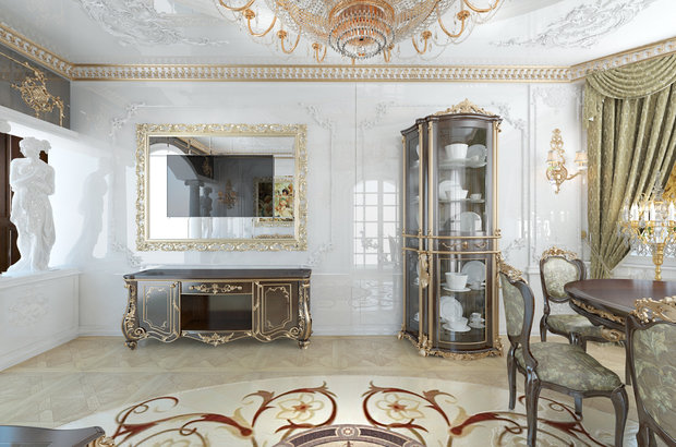 Фото из портфолио Апартаменты 154 м2 в стиле БАРОККО  – фотографии дизайна интерьеров на INMYROOM