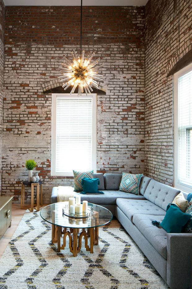 Фотография: Гостиная в стиле Лофт, Кухня и столовая, Советы, как оформить интерьер в стиле лофт, как оформить квартиру в стиле лофт, Леруа Мерлен, Leroy Merlin, IN MY BOX, Анна Показаньева – фото на INMYROOM