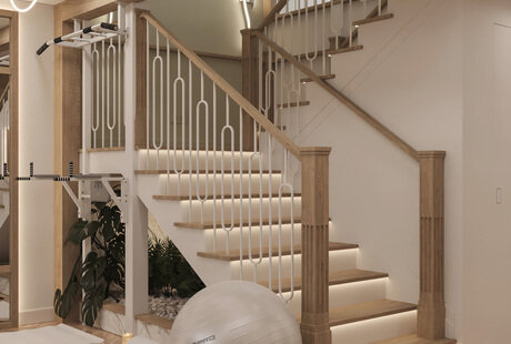 22. Mikhailovka 271м². Цокольный этаж