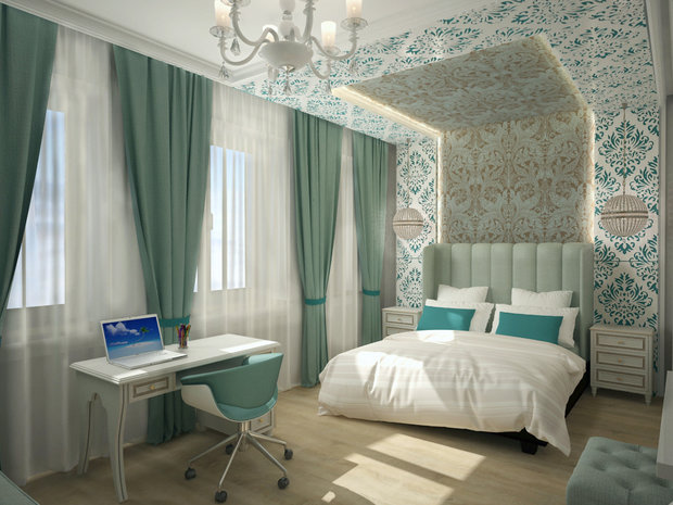 Фото из портфолио Спальня для девушки – фотографии дизайна интерьеров на INMYROOM