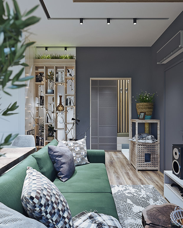 Фото из портфолио ЖК «РАССКАЗОВО», 65 М2, БОХО ШИК – фотографии дизайна интерьеров на INMYROOM