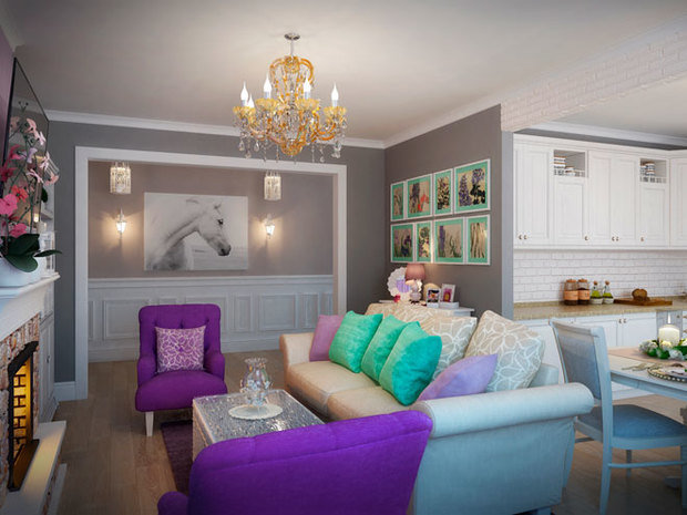 Фото из портфолио Французский уголок в «Балтийской Жемчужине» – фотографии дизайна интерьеров на INMYROOM