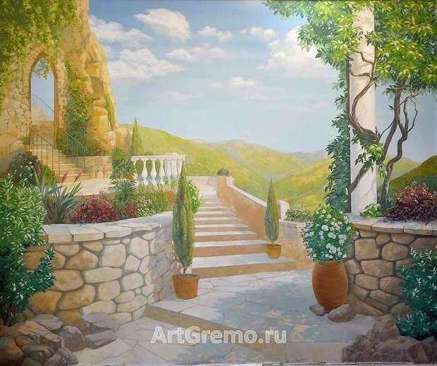 Фото из портфолио Роспись стен – фотографии дизайна интерьеров на INMYROOM