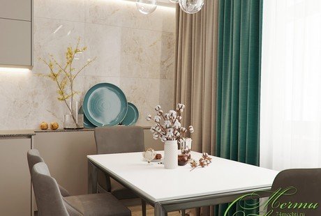 Кухня-столовая-гостиная