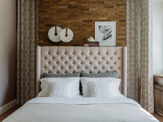 Фотография: Спальня в стиле Современный, Квартира, Проект недели, Москва, 4 и больше, Более 90 метров, Анастасия Краснова – фото на INMYROOM