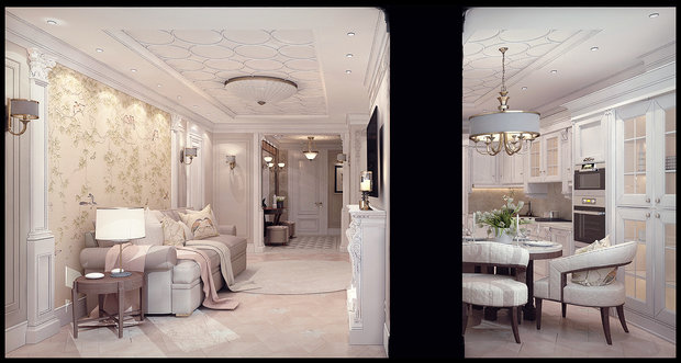 Фото из портфолио Классика – фотографии дизайна интерьеров на INMYROOM