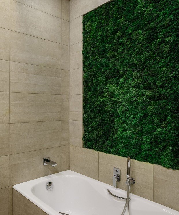 Фотография: Ванная в стиле Современный, Квартира, Проект недели, Москва, Ирина Крашенинникова, Панельный дом, 3 комнаты, 60-90 метров, Серия ГМС-2001 – фото на INMYROOM