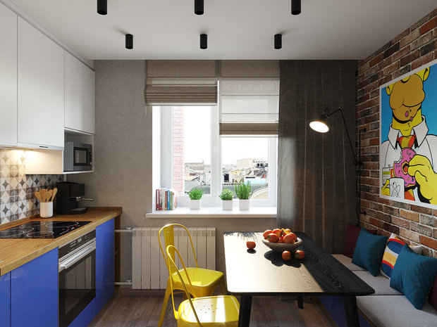 Фото из портфолио Однушка для Руслана – фотографии дизайна интерьеров на INMYROOM