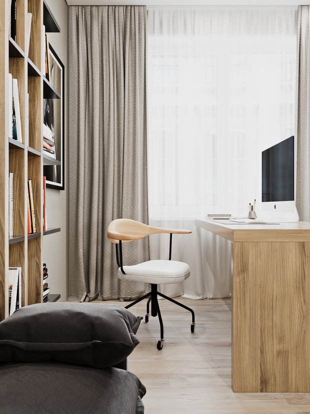 Фото из портфолио ЖК «На Фруктовой», Ижевск, 85 м2 – фотографии дизайна интерьеров на INMYROOM