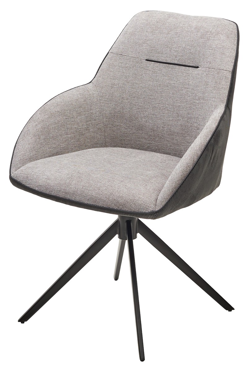 Стул вращающийся Tornado серого цвета