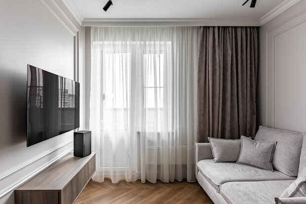 Фотография: Кабинет в стиле Классический, Современный, Квартира, Проект недели, 3 комнаты, 60-90 метров – фото на INMYROOM