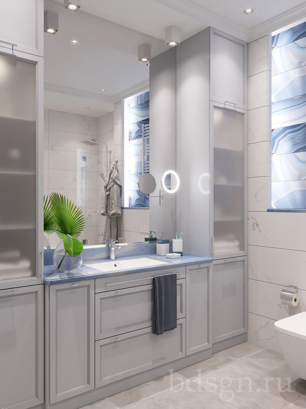 Фото из портфолио Неоклассика с трендовыми вставками в "Воронцовском парке" – фотографии дизайна интерьеров на INMYROOM