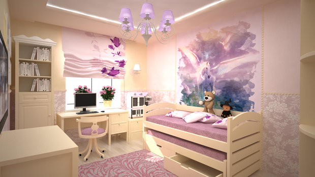 Фото из портфолио Трехкомнатная квартира по ул Осенний бульвар – фотографии дизайна интерьеров на INMYROOM