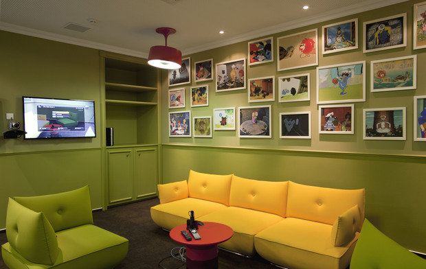 Фотография: Гостиная в стиле Прованс и Кантри, Офисное пространство – фото на INMYROOM