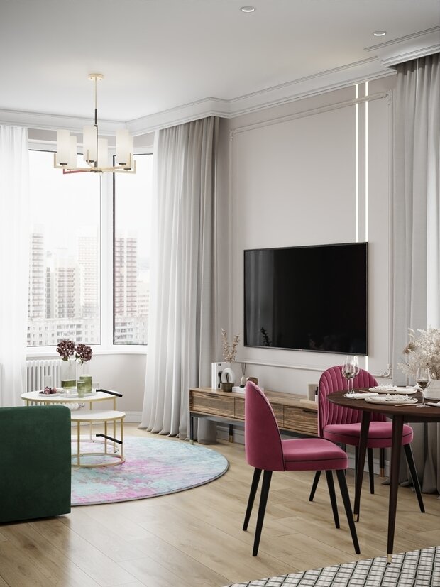 Фото из портфолио Квартира в ЖК «Символ», 90 м² – фотографии дизайна интерьеров на INMYROOM