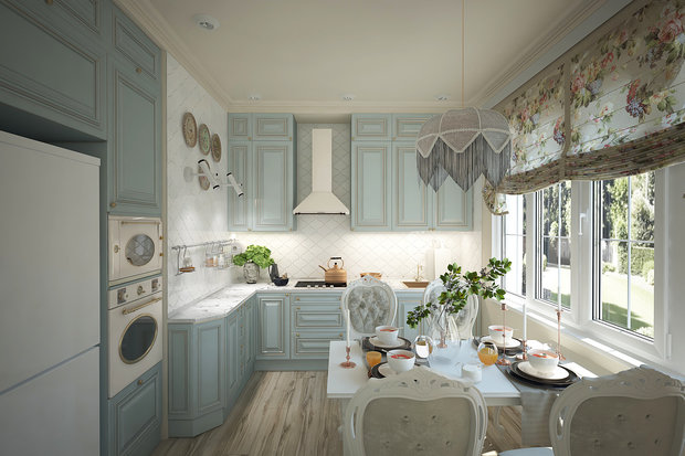 Фото из портфолио Кухня в стиле прованс – фотографии дизайна интерьеров на INMYROOM