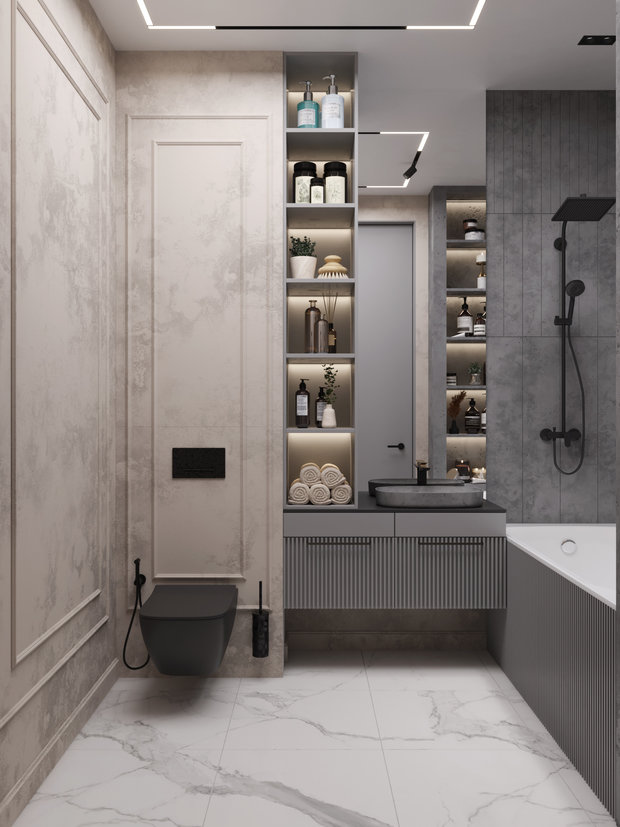 Фото из портфолио ЖК Spires – фотографии дизайна интерьеров на INMYROOM