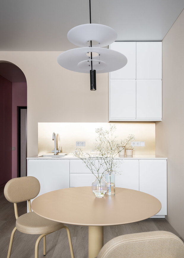 Фотография: Кухня и столовая в стиле Современный, Минимализм, Квартира, Студия, Проект недели, Санкт-Петербург, до 40 метров, Avoid Bad Architecture – фото на INMYROOM