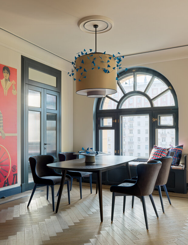 Фотография: Кухня и столовая в стиле Современный, Эклектика, Квартира, Проект недели, Москва, 3 комнаты, Более 90 метров, #эксклюзивныепроекты, Only Design, Ольга Седова, Прохор Машуков – фото на INMYROOM
