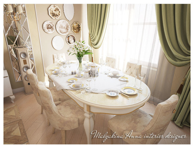 Фото из портфолио Элегантная роскошь  – фотографии дизайна интерьеров на INMYROOM