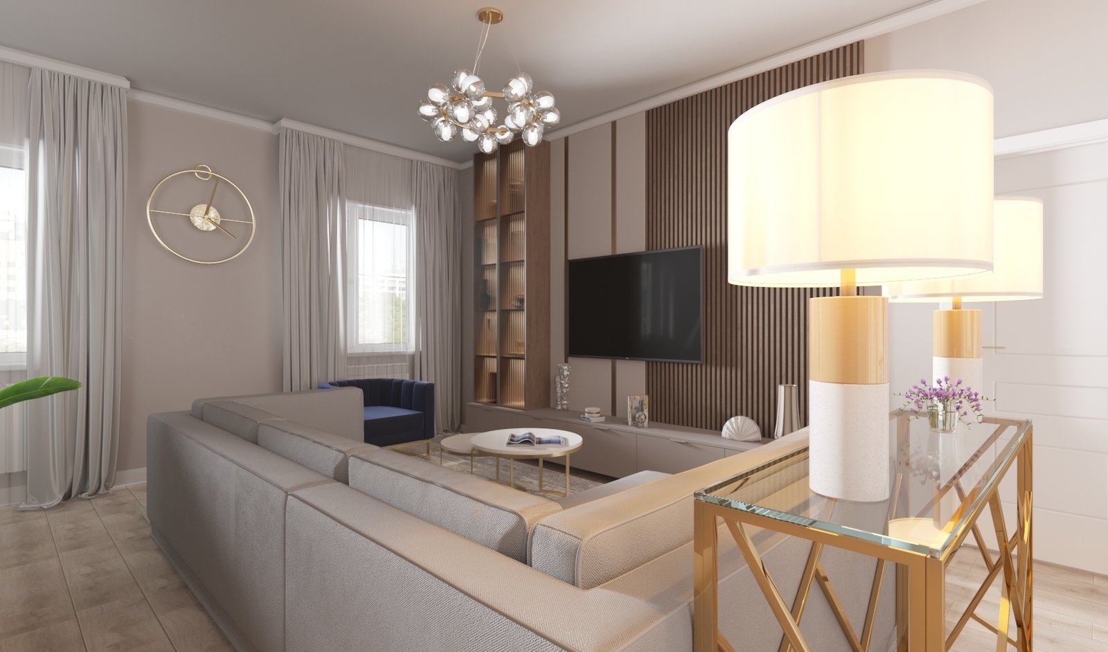 Фото из портфолио Гостиная в современном стиле – фотографии дизайна интерьеров на INMYROOM Фото из портфолио Гостиная в современном стиле – фотографии дизайна интерьеров на INMYROOM