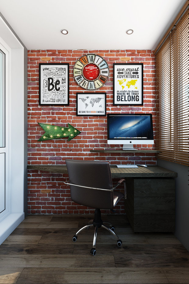 Фото из портфолио Дизайн лоджии  – фотографии дизайна интерьеров на INMYROOM