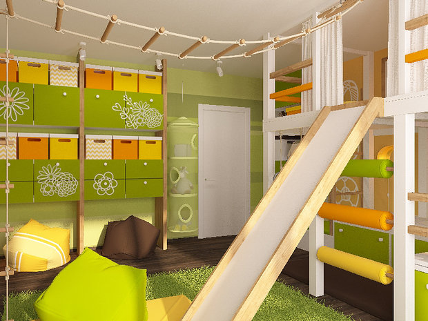 Фото из портфолио Большая семья – фотографии дизайна интерьеров на INMYROOM