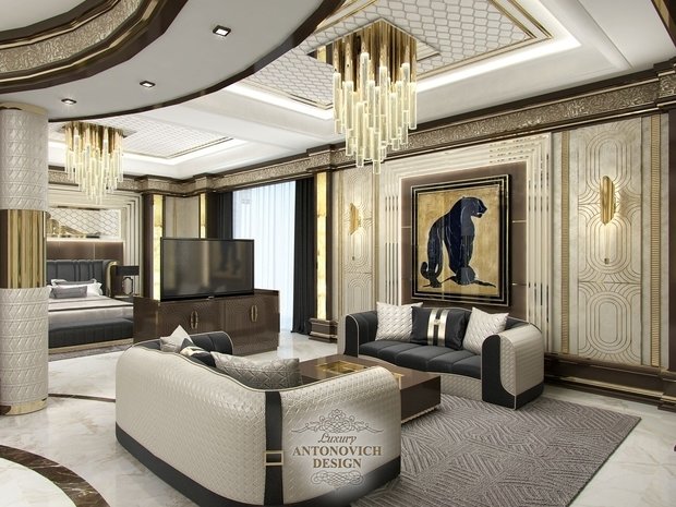 Фото из портфолио Ар деко для искушённых – фотографии дизайна интерьеров на INMYROOM