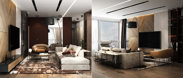 Фото из портфолио Hoffmann Apartment – фотографии дизайна интерьеров на INMYROOM