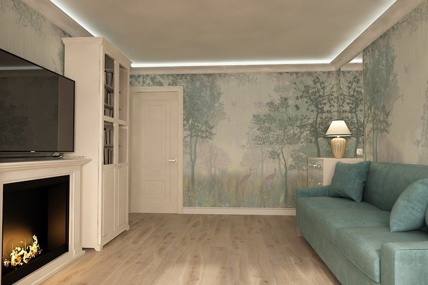 Фото из портфолио Гостиная в лесу – фотографии дизайна интерьеров на INMYROOM