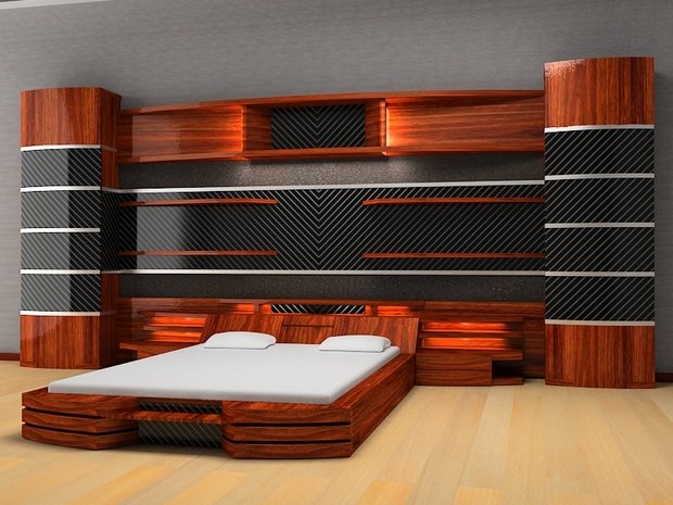 Фотография: Спальня в стиле Современный, Хай-тек – фото на INMYROOM