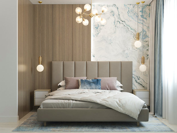 Фото из портфолио Квартира с синими акцентами – фотографии дизайна интерьеров на INMYROOM