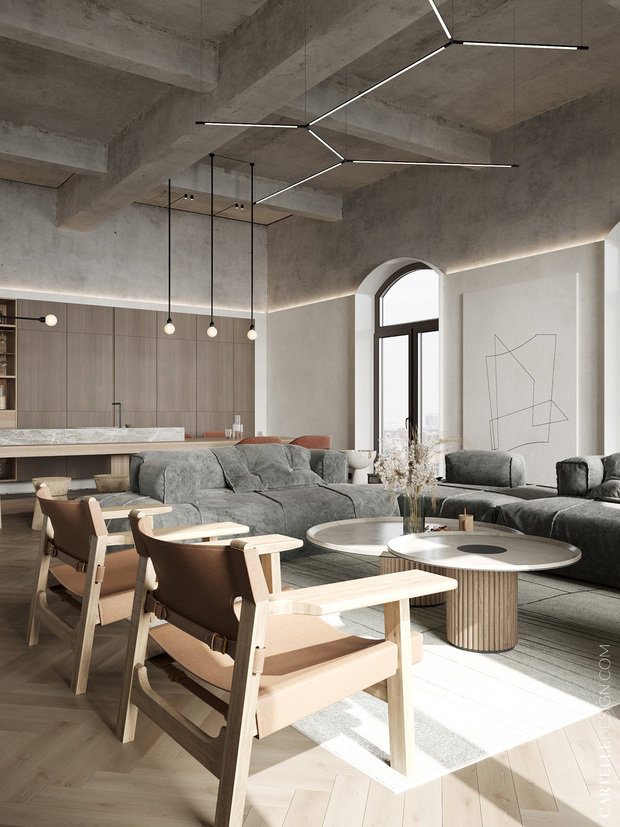 Фото из портфолио Beton M8 – фотографии дизайна интерьеров на INMYROOM