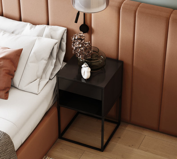 Фотография: Спальня в стиле Современный, Квартира, Проект недели, Екатеринбург, 2 комнаты, 60-90 метров, Екатерина Третьякова – фото на INMYROOM