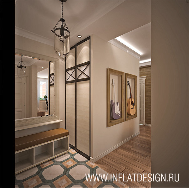 Фото из портфолио Трехкомнатная квартира – фотографии дизайна интерьеров на INMYROOM