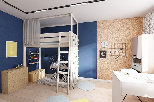 Фото из портфолио Солнечная детская – фотографии дизайна интерьеров на INMYROOM