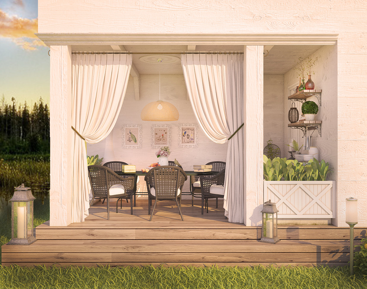 Фото из портфолио Уютный дом в стиле прованс – фотографии дизайна интерьеров на INMYROOM Фото из портфолио Уютный дом в стиле прованс – фотографии дизайна интерьеров на INMYROOM