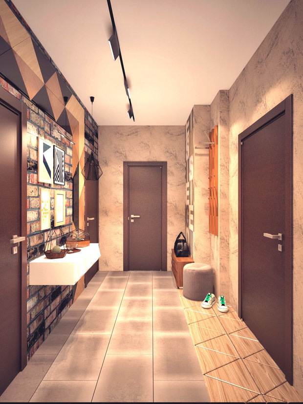 Фото из портфолио Частная квартира 76м2 – фотографии дизайна интерьеров на INMYROOM