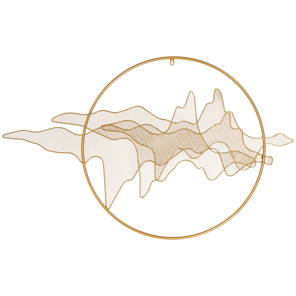 Настенное панно Руссо золотого цвета